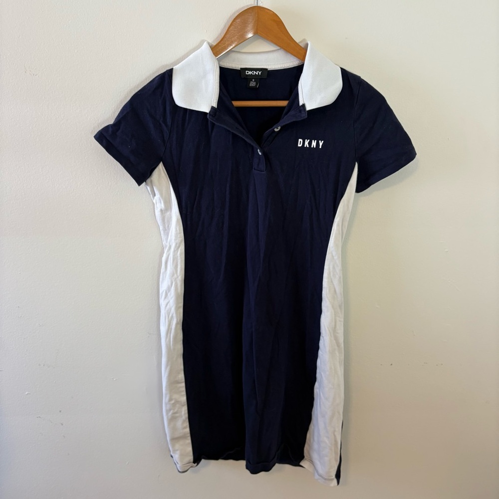 DKNY Short Sleeve Polo Dress